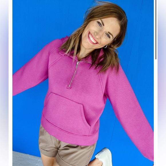 MyEllement [ELLEVATE BASICS] SIENA SCUBA SWEATSHIRT - Picture 1 of 9